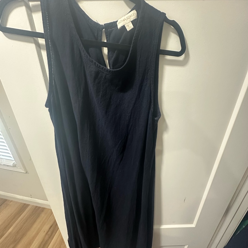 Cynthia Rowley Navy Asymmetrical Dress